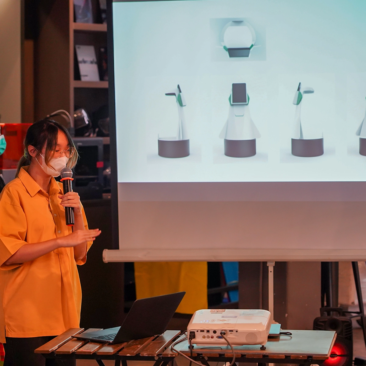 temi Platform หุ่นยนต์เพื่อการปรับแต่ง หุ่นยนต์เอนกประสงค์