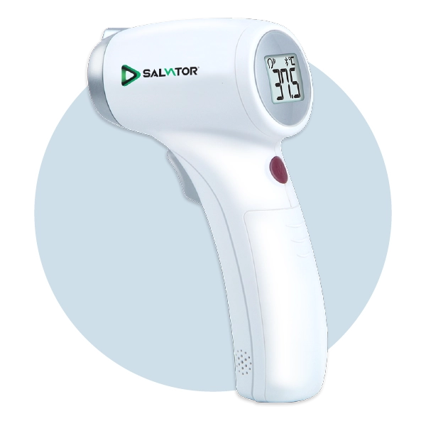 Thermometer infrared เชื่อมต่อแอปพลิเคชันบนหุ่นยนต์ eNurse สามารถวัดอุณหภูมิร่างกายได้อย่างแม่นยำ