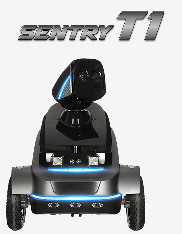 หุ่นยนต์รักษาความปลอดภัย หุ่นยนต์ยาม Sentry T1